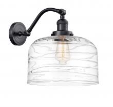 Innovations Lighting 515-1W-BK-G713-L - Bell - 1 Light - 12 inch - Matte Black - Adjustable Sconce