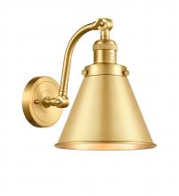 Innovations Lighting 515-1W-SG-M13-SG - Appalachian - 1 Light - 8 inch - Satin Gold - Adjustable Sconce