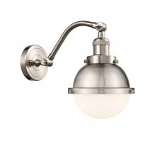 Innovations Lighting 515-1W-SN-HFS-61-SN - Hampden - 1 Light - 7 inch - Brushed Satin Nickel - Sconce