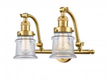 Innovations Lighting 515-2W-SG-G182S - Canton - 2 Light - 18 inch - Satin Gold - Adjustable Bath Vanity Light