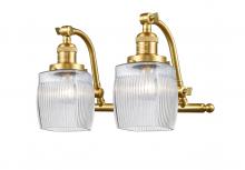 Innovations Lighting 515-2W-SG-G302 - Colton - 2 Light - 17 inch - Satin Gold - Bath Vanity Light