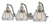 Innovations Lighting 515-3W-SN-G172 - Fulton - 3 Light - 28 inch - Brushed Satin Nickel - Adjustable Bath Vanity Light