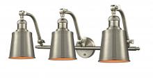 Innovations Lighting 515-3W-SN-M9-SN - Addison - 3 Light - 28 inch - Brushed Satin Nickel - Bath Vanity Light