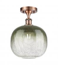 Innovations Lighting 516-1C-AC-G481-10SL - Brookhaven Sphere - 1 Light - 11 inch - Antique Copper - Semi-Flush Mount