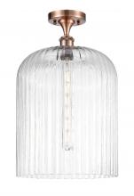 Innovations Lighting 516-1C-AC-G559-12CL - Bridal Veil - 1 Light - 5 inch - Antique Copper - Semi-Flush Mount