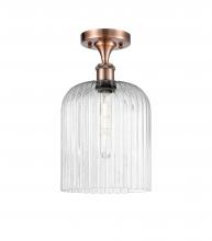 Innovations Lighting 516-1C-AC-G559-8SDY - Bridal Veil - 1 Light - 5 inch - Antique Copper - Semi-Flush Mount