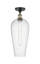 Innovations Lighting 516-1C-BAB-G456-8SDY - Chelsea - 1 Light - 8 inch - Black Antique Brass - Semi-Flush Mount