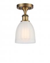 Innovations Lighting 516-1C-BB-G441 - Brookfield - 1 Light - 6 inch - Brushed Brass - Semi-Flush Mount