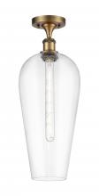 Innovations Lighting 516-1C-BB-G456-8CL - Chelsea - 1 Light - 8 inch - Brushed Brass - Semi-Flush Mount