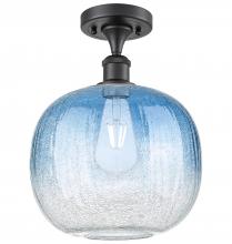 Innovations Lighting 516-1C-BK-G481-10SB - Brookhaven Sphere - 1 Light - 11 inch - Matte Black - Semi-Flush Mount