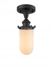 Innovations Lighting 516-1C-OB-CE231-W - Kingsbury - 1 Light - 4 inch - Oil Rubbed Bronze - Semi-Flush Mount