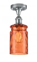 Innovations Lighting 516-1C-PC-G352-TUR - Candor 1 Light Semi-Flush Mount