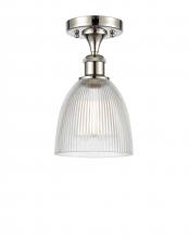 Innovations Lighting 516-1C-PN-G382 - Castile - 1 Light - 6 inch - Polished Nickel - Semi-Flush Mount