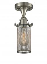 Innovations Lighting 516-1C-SN-220 - Bleecker 1 Light Flush Mount