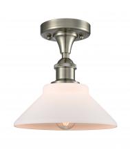 Innovations Lighting 516-1C-SN-G131 - Orwell - 1 Light - 8 inch - Brushed Satin Nickel - Semi-Flush Mount