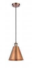 Innovations Lighting 516-1P-AC-MBC-8-AC - Berkshire - 1 Light - 8 inch - Antique Copper - Cord hung - Mini Pendant