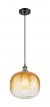 Innovations Lighting 516-1P-BAB-G481-10AM - Brookhaven Sphere - 1 Light - 11 inch - Black Antique Brass - Cord hung - Mini Pendant