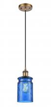 Innovations Lighting 516-1P-BB-G352-BL - Candor 1 Light Mini Pendant