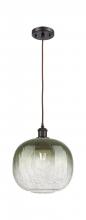 Innovations Lighting 516-1P-OB-G481-10SL - Brookhaven Sphere - 1 Light - 11 inch - Oil Rubbed Bronze - Cord hung - Mini Pendant