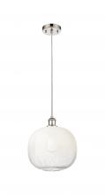 Innovations Lighting 516-1P-PN-G481-10OP - Brookhaven Sphere - 1 Light - 11 inch - Polished Nickel - Cord hung - Mini Pendant
