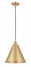 Innovations Lighting 516-1P-SG-MBC-16-SG - Berkshire - 1 Light - 16 inch - Satin Gold - Cord hung - Mini Pendant