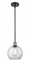 Innovations Lighting 516-1S-BAB-G122C-8CL - Athens - 1 Light - 8 inch - Black Antique Brass - Mini Pendant