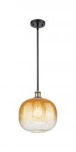 Innovations Lighting 516-1S-BAB-G481-10AM - Brookhaven Sphere - 1 Light - 11 inch - Black Antique Brass - Stem hung - Mini Pendant