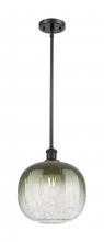 Innovations Lighting 516-1S-OB-G481-10SL - Brookhaven Sphere - 1 Light - 11 inch - Oil Rubbed Bronze - Stem hung - Mini Pendant