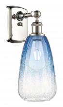 Innovations Lighting 516-1W-PN-G480-6SB - Brookhaven Almond - 1 Light - 6 inch - Polished Nickel - Sconce