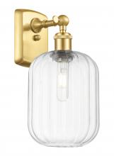 Innovations Lighting 516-1W-SG-G460-7CL - Preston Cylinder - 1 Light - 7 inch - Satin Gold - Sconce