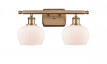 Innovations Lighting 516-2W-BB-G91 - Fenton - 2 Light - 17 inch - Brushed Brass - Bath Vanity Light