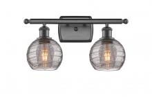 Innovations Lighting 516-2W-OB-G1213-6SM - Athens Deco Swirl - 2 Light - 16 inch - Oil Rubbed Bronze - Bath Vanity Light