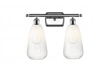Innovations Lighting 516-2W-PC-G480-6OP - Brookhaven Almond - 2 Light - 16 inch - Polished Chrome - Bath Vanity Light