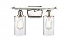 Innovations Lighting 516-2W-PN-G802 - Clymer - 2 Light - 14 inch - Polished Nickel - Bath Vanity Light