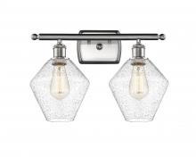 Innovations Lighting 516-2W-SN-G654-8 - Cindyrella - 2 Light - 18 inch - Brushed Satin Nickel - Bath Vanity Light