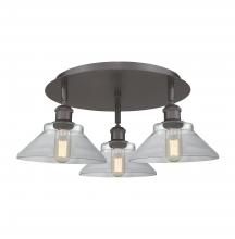 Innovations Lighting 516-3C-OB-G132 - Orwell - 3 Light - 20 inch - Oil Rubbed Bronze - Semi-Flush Mount