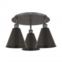 Innovations Lighting 516-3C-OB-MBC-8-OB - Berkshire - 3 Light - 20 inch - Oil Rubbed Bronze - Flush Mount