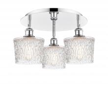 Innovations Lighting 516-3C-PC-G402 - Niagara - 3 Light - 18 inch - Polished Chrome - Semi-Flush Mount