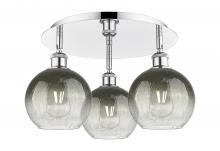 Innovations Lighting 516-3C-PC-G483-8SL - Brookhaven Globe - 3 Light - 20 inch - Polished Chrome - Semi-Flush Mount
