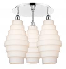 Innovations Lighting 516-3C-PC-G671-8 - Cascade - 3 Light - 20 inch - Polished Chrome - Semi-Flush Mount