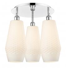 Innovations Lighting 516-3C-PC-G681-7 - Windham - 3 Light - 19 inch - Polished Chrome - Flush Mount