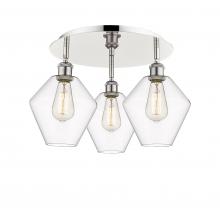 Innovations Lighting 516-3C-PN-G652-8 - Cindyrella - 3 Light - 20 inch - Polished Nickel - Semi-Flush Mount