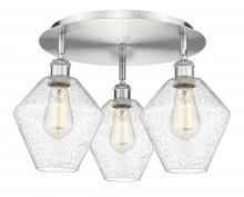 Innovations Lighting 516-3C-SN-G654-8 - Cindyrella - 3 Light - 20 inch - Satin Nickel - Semi-Flush Mount