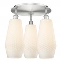 Innovations Lighting 516-3C-SN-G681-7 - Windham - 3 Light - 19 inch - Satin Nickel - Flush Mount
