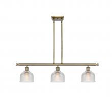 Innovations Lighting 516-3I-AB-G412 - Dayton - 3 Light - 36 inch - Antique Brass - Cord hung - Island Light