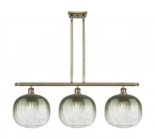 Innovations Lighting 516-3I-AB-G481-10SL - Brookhaven Sphere - 3 Light - 37 inch - Antique Brass - Stem Hung - Island Light