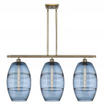 Innovations Lighting 516-3I-AB-G557-10BL - Vaz - 3 Light - 37 inch - Antique Brass - Stem hung - Island Light
