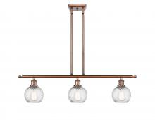 Innovations Lighting 516-3I-AC-G1214-6 - Small Twisted Swirl 3 Light Island Light part of the Ballston Collection