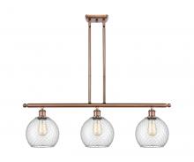 Innovations Lighting 516-3I-AC-G122-8CSN - Farmhouse Chicken Wire 3 Light Island Light