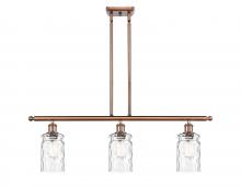 Innovations Lighting 516-3I-AC-G352 - Candor - 3 Light - 36 inch - Antique Copper - Stem hung - Island Light
